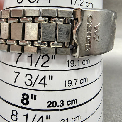 Seiko Lord Matic Watch Men 36mm Blue Dial Silver Tone Daydate 56067231 PARTS11