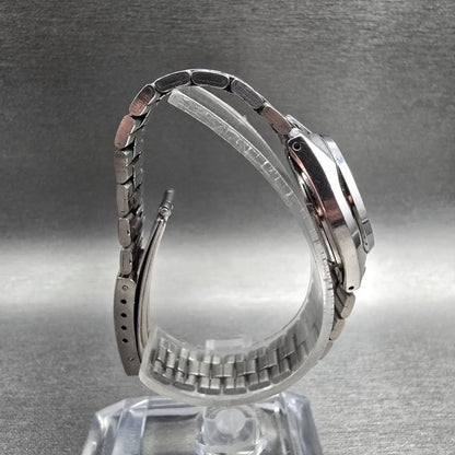 Seiko Watch Women 24mm Silver Dial Silver Tone Daydate Round 2626-0100 New Batt8