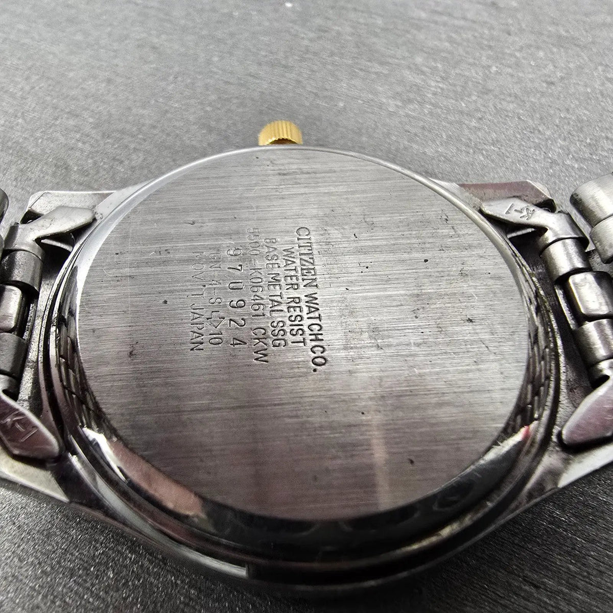 Citizen Watch Men 36mm Silver Dial Two Tone Daydate 5500-K06461 PARTS10