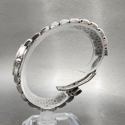 Raymond Weil Tango Watch Women 28mm Black Dial Silver Tone Date 5360 New Battery6