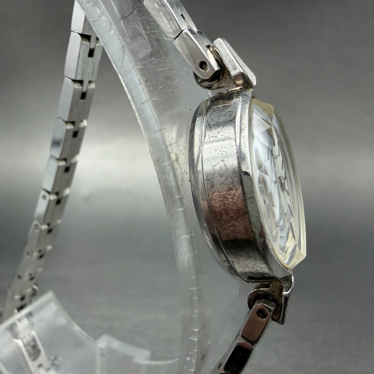 Citizen Rhone Watch Women 15mm Silver Dial Steel Oval Manual RH00-1102B Runs3