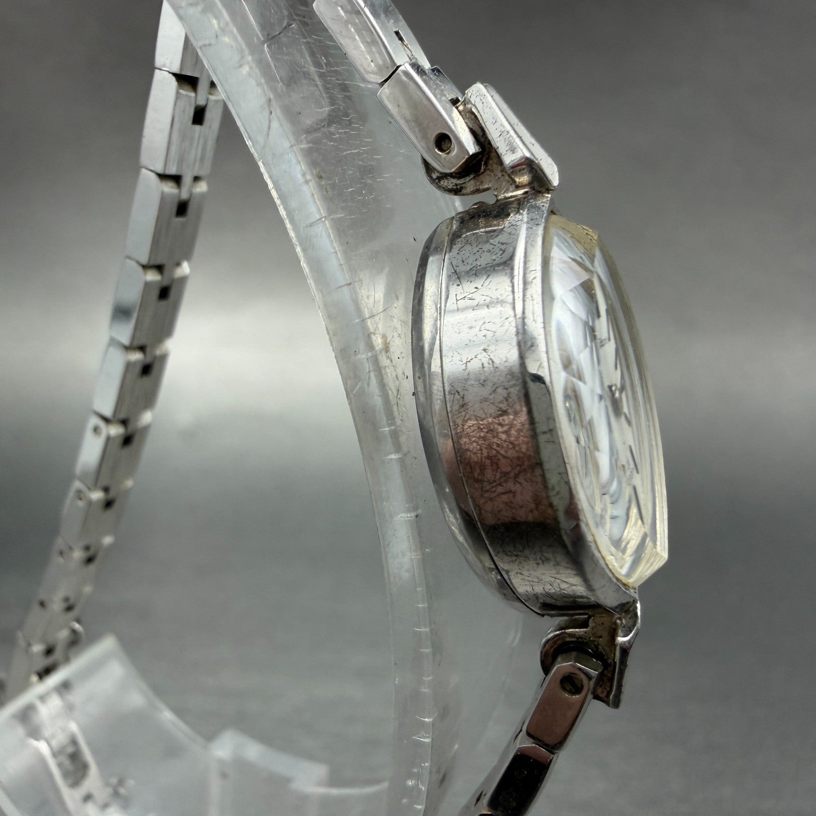 Citizen Rhone Watch Women 15mm Silver Dial Steel Oval Manual RH00-1102B Runs3