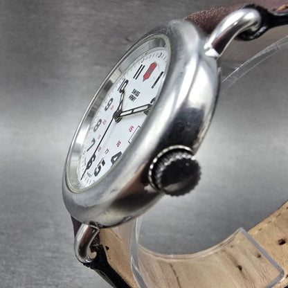 Victorinox Swiss Army Cavalry Watch Men 37mm White Dial Steel Date 24529 NewBat2