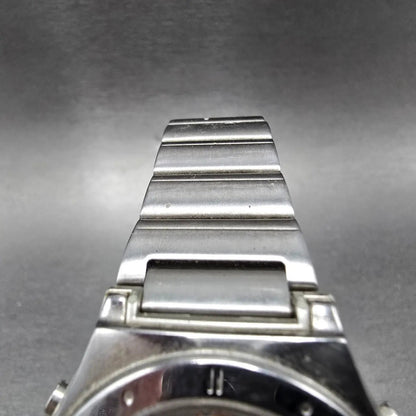 Casio Wave Ceptor Watch Women 35mm White Dial Silver Analog Digital Works GT4