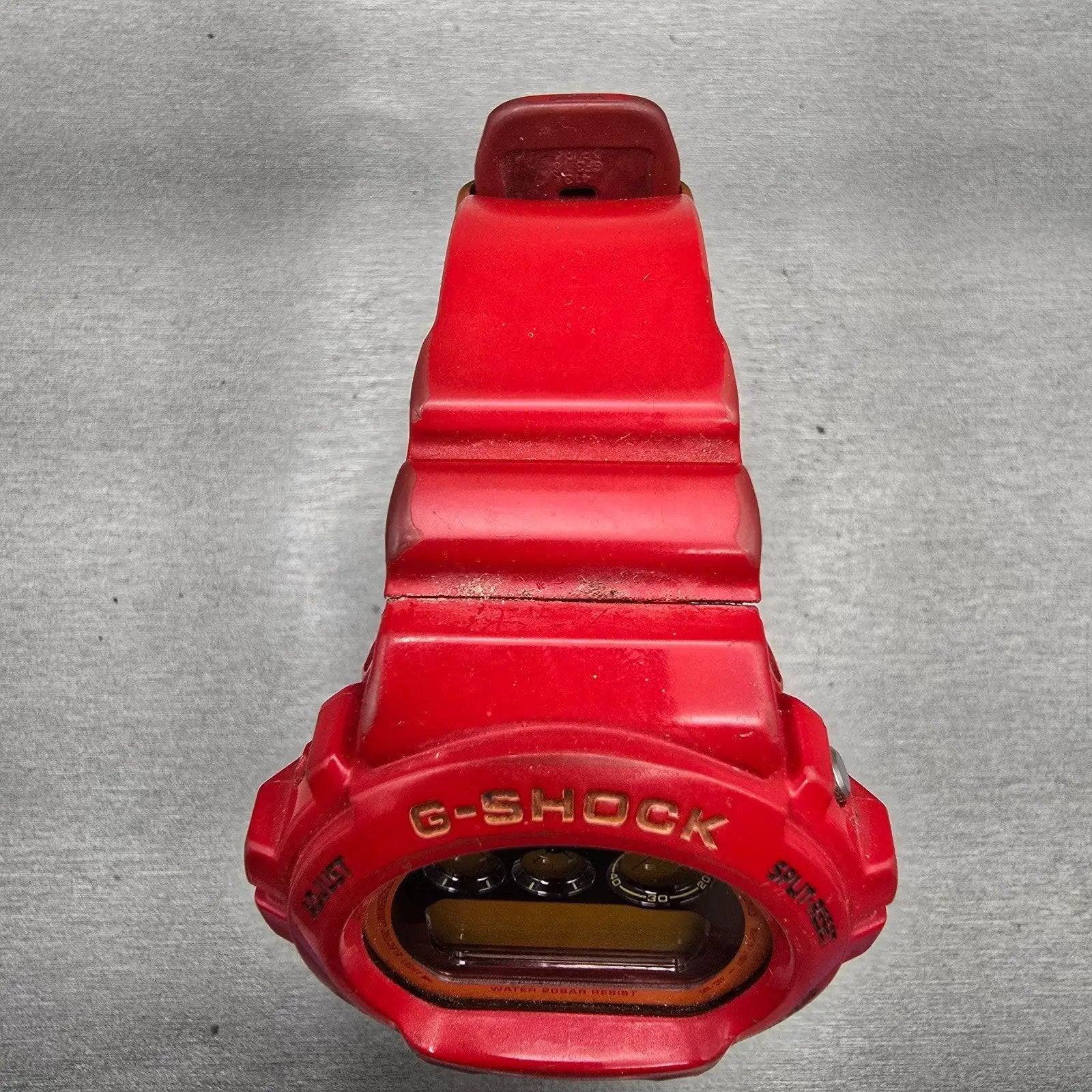Casio G-Shock DW-6900CB Watch Men 51mm Red Alarm Chronograph Timer New Battery4