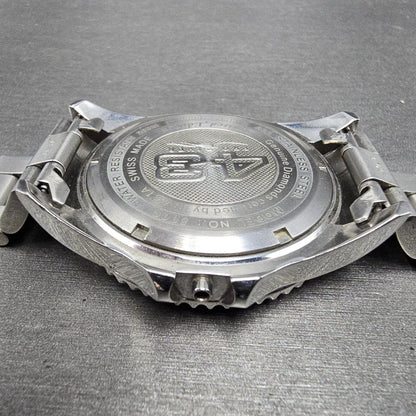 Invicta Pro Diver Watch Men 43mm MOP Dial Silver Tone Date 5009 PARTS NO CROWN13