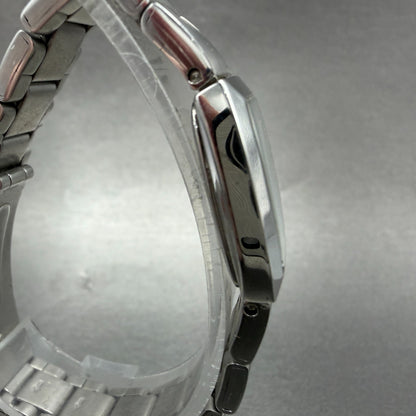 Seiko Tank Watch Women 20mm White Dial Silver Tone Rectangle 1N01-0DA0 New Batt3