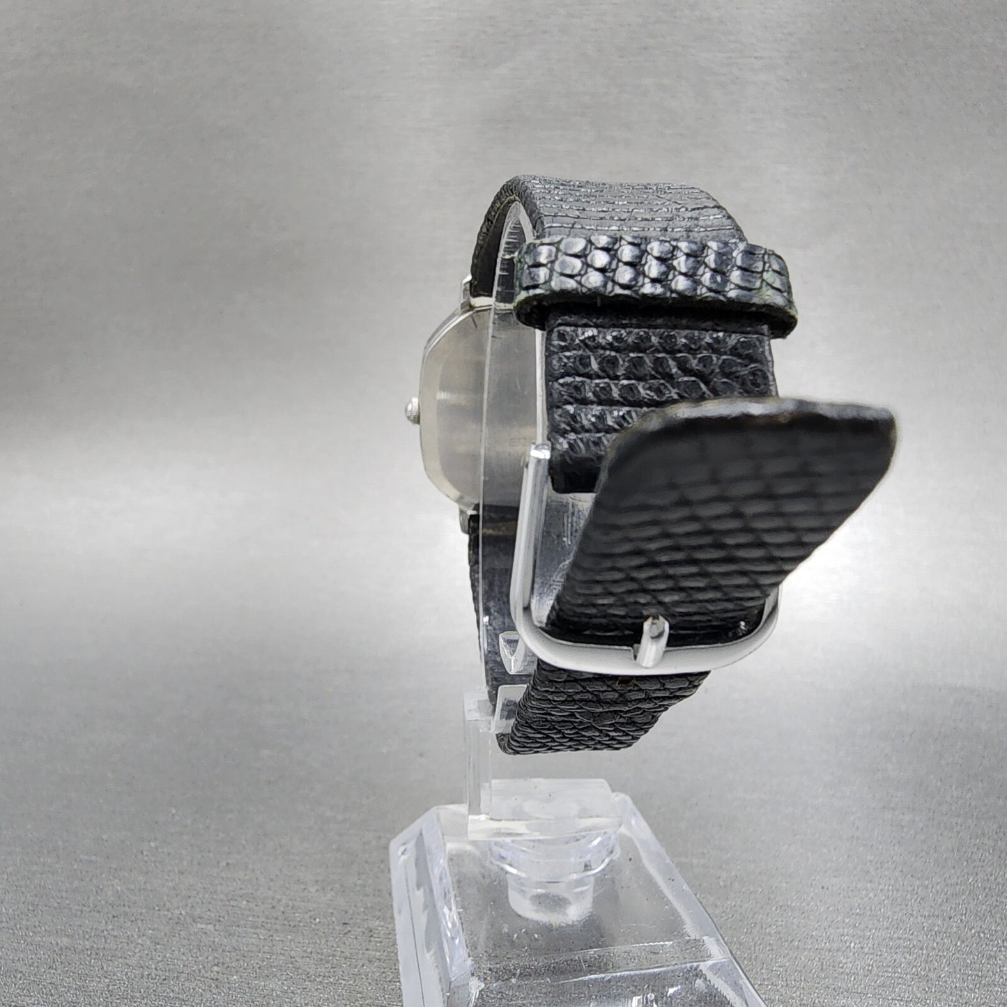 Seiko Watch Men 31mm Silver Dial Silver Tone 7820-5210 New Battery READ!!!!!!