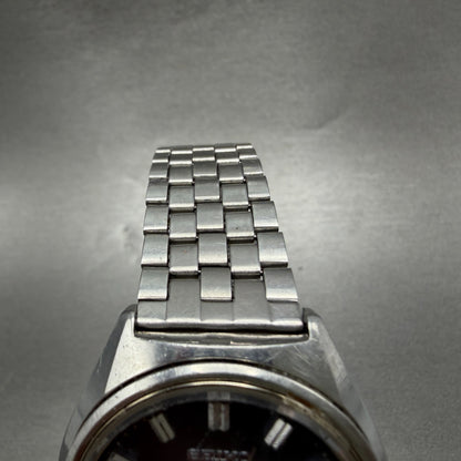 Seiko Lord Matic Watch Men 36mm Blue Dial Silver Tone Daydate 5606-7260 PARTS5