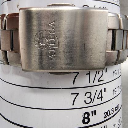 Citizen EcoDrive Attesa Watch Men 38mm White Dial Titanium Atomic Round Runs10