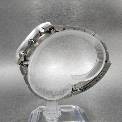 Seiko Digital Watch Men 34mm LCD Silver Tone Rectangle M1544019 PARTS7