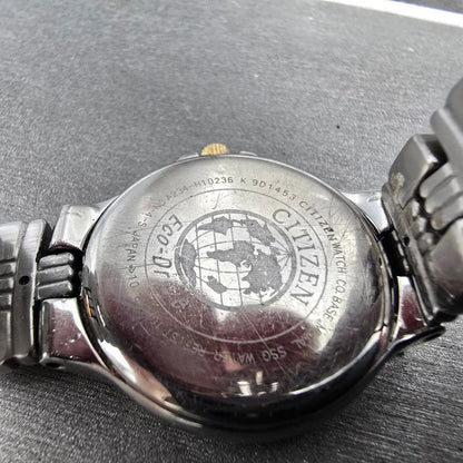 Citizen Eco-Drive Watch Women 27mm MOP Dial Two Tone Round A234-H10236 Works9