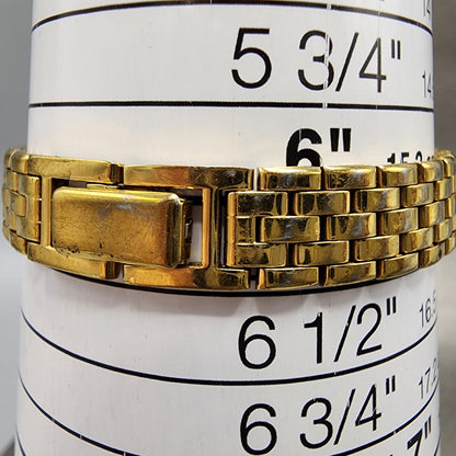 Seiko Tank Watch Women 17mm Cream Dial Gold Tone Rectangle V4005608 New Battery10