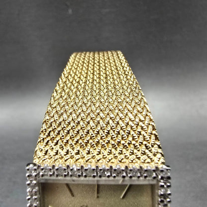 Armitron Deauville Tank Watch Men 23mm Champagne Dial Gold Crystal Bezel New bat4