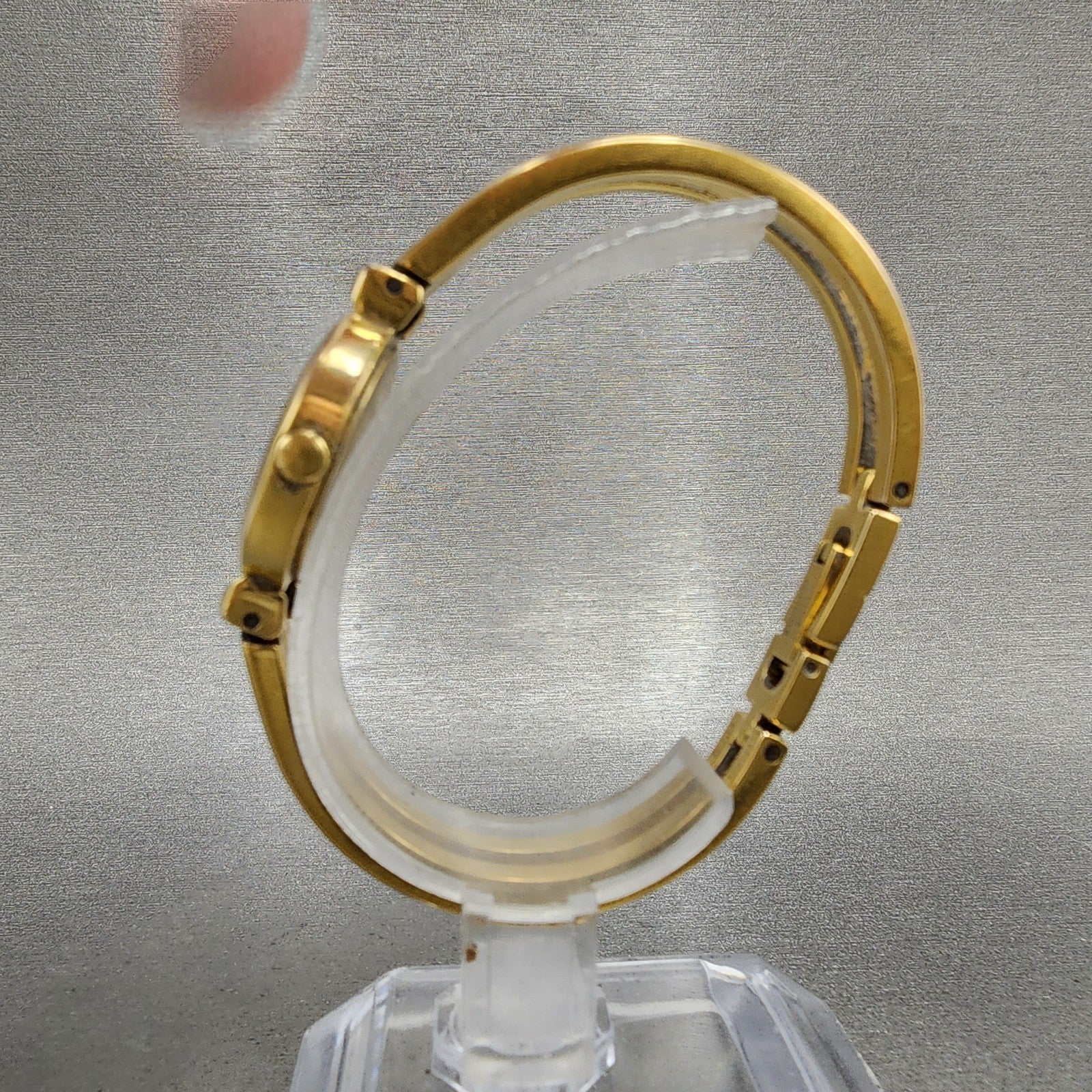Movado Harmony Watch Women 23mm Black Dial Gold Tone 88.A1.809.A New Battery7