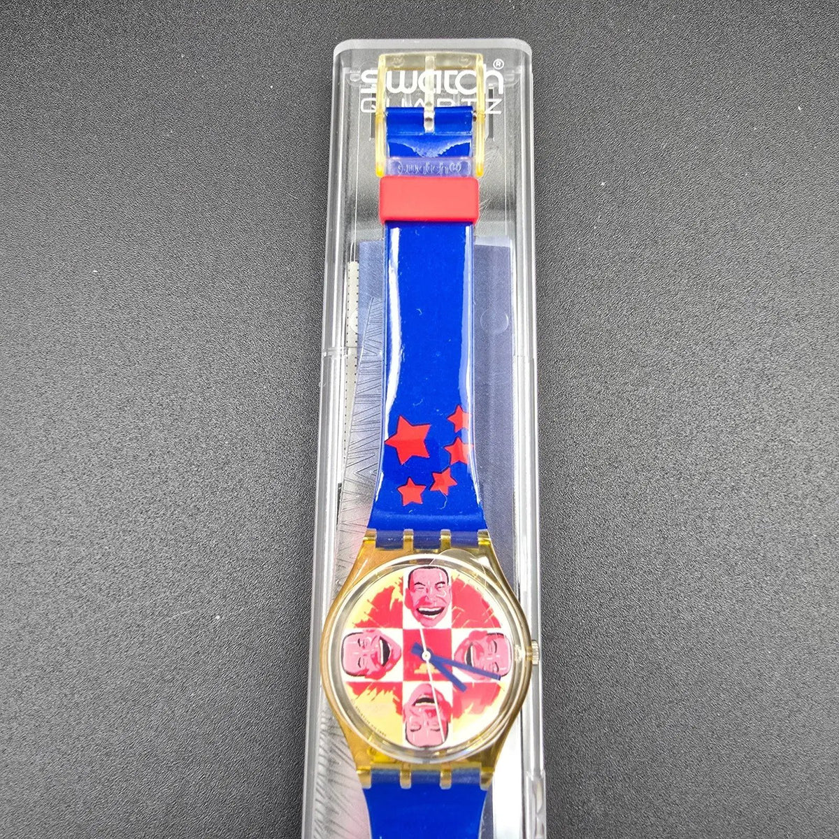 Swatch Artist Series 1996 Boxed Set of 6 Watches Men 34mm New Battery NOS Spring7