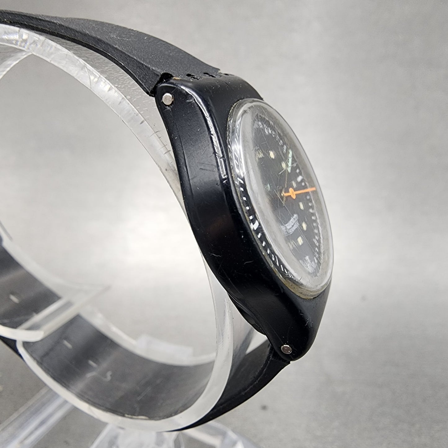 Swatch Money Penny Watch Women 24mm Black Dial Black Tone Round New Battery3