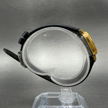 Rado Watch Women 22mm Gold Dial Gold Tone Oval Manual Wind Runs VTG 322.7881.28
