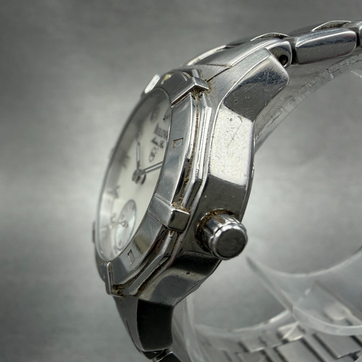 Bulova Marine Star Watch Women 30mm MOP Dial Steel Small Seconds 96P001 NewBatt2