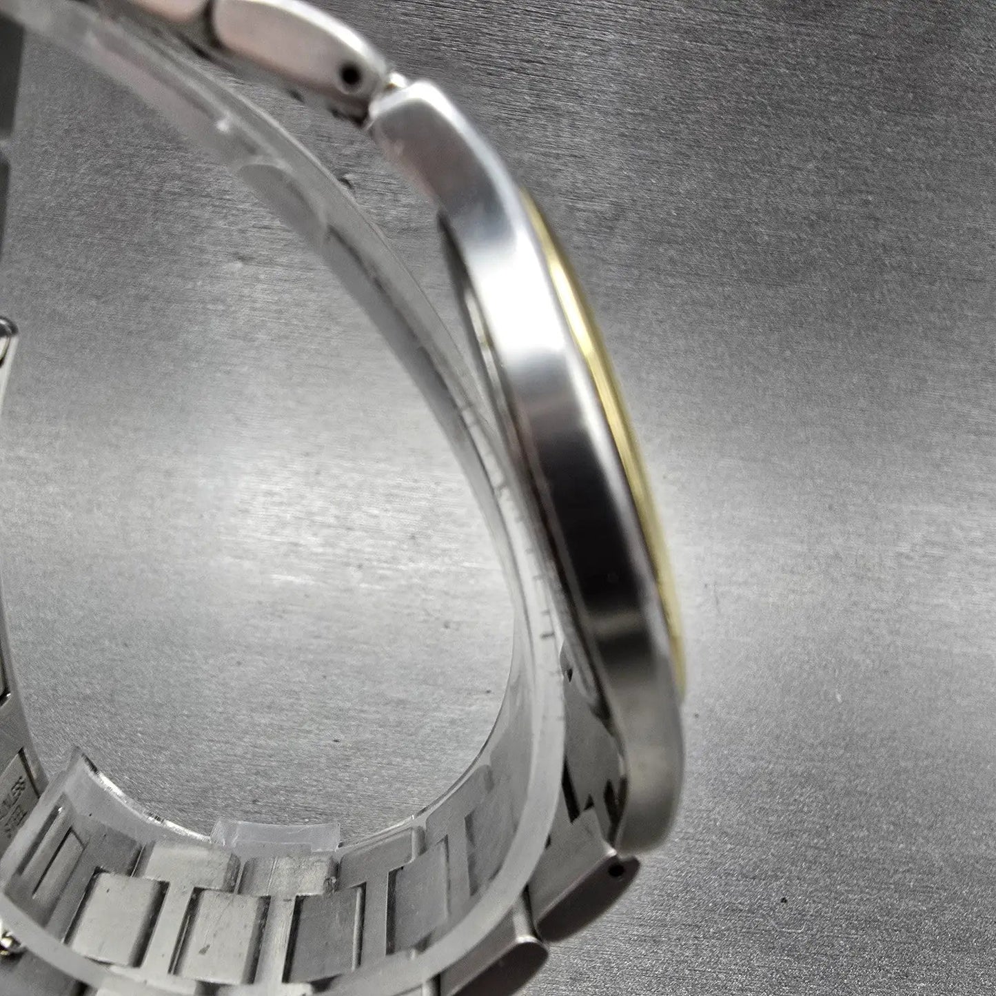 Movado Museum Watch Men 34mm Black Dial Two Tone Round 81-E4-0863 New Battery NR3