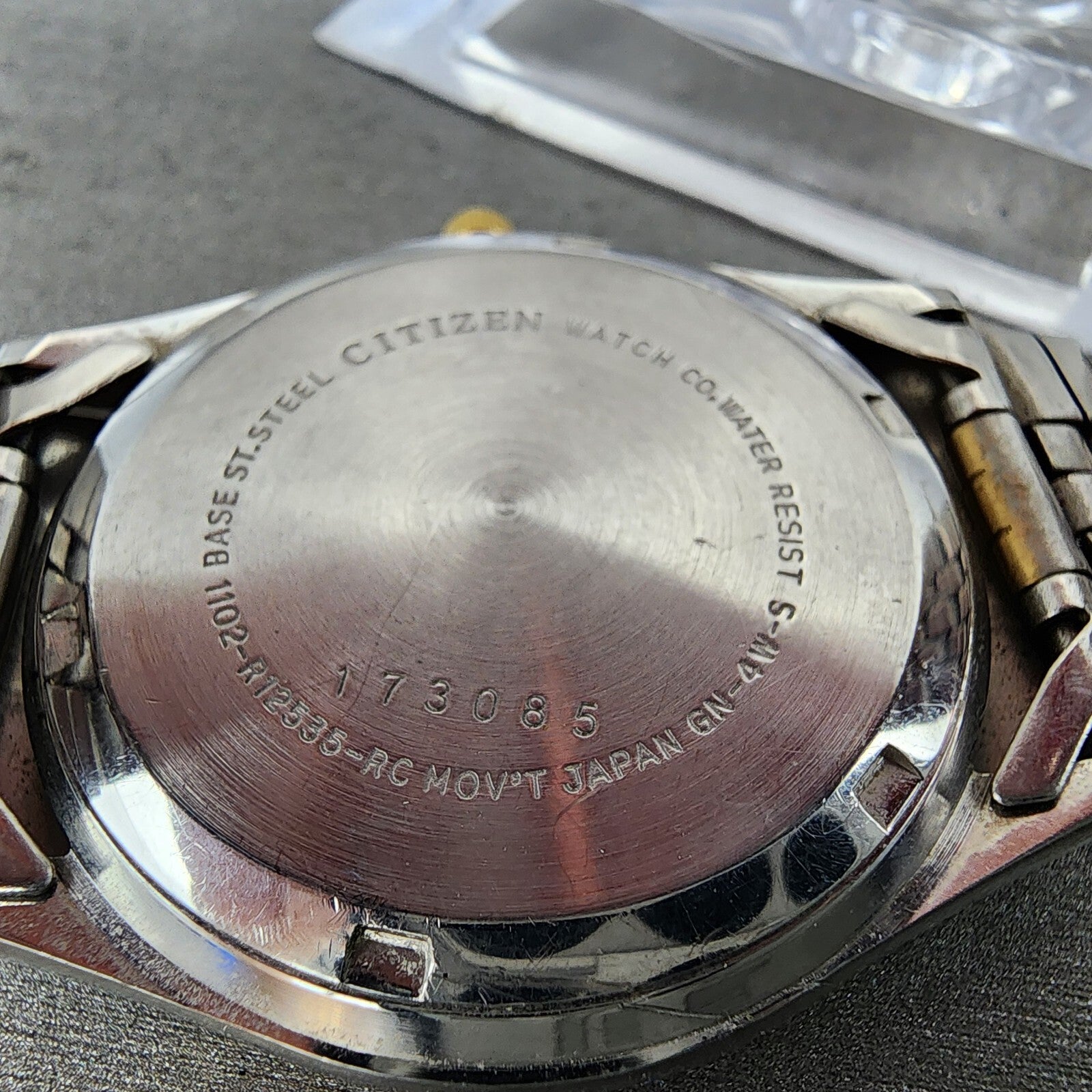 Citizen CQ President Watch Men 36mm Champagne Dial Two Tone Daydate Round Newbat11