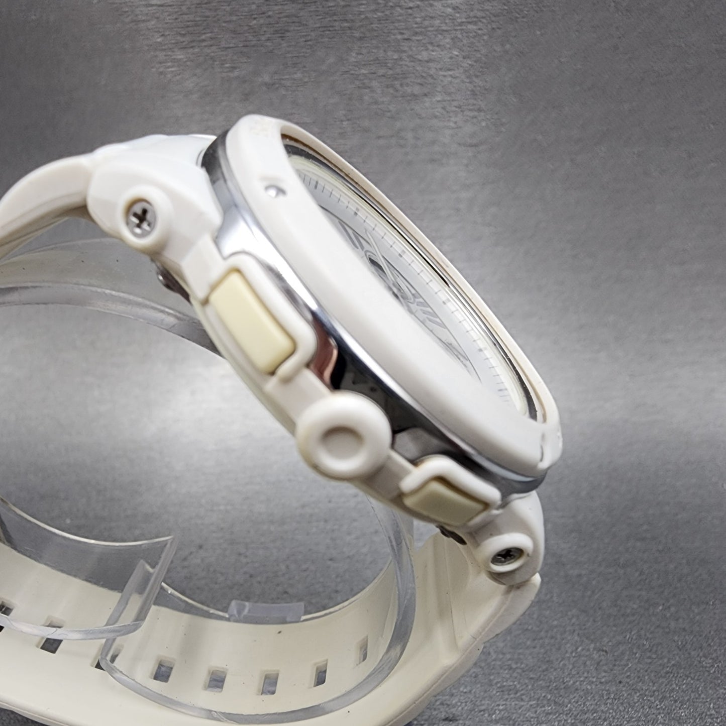 Casio BabyG BGA152 Watch Women 43mm White Analog Digital Alarm New Battery3