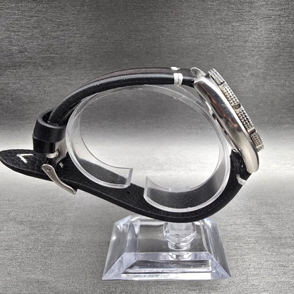 Citizen Dive Watch Men 37mm Black Dial Steel Daydate Round 5502-S012848 New Batt8