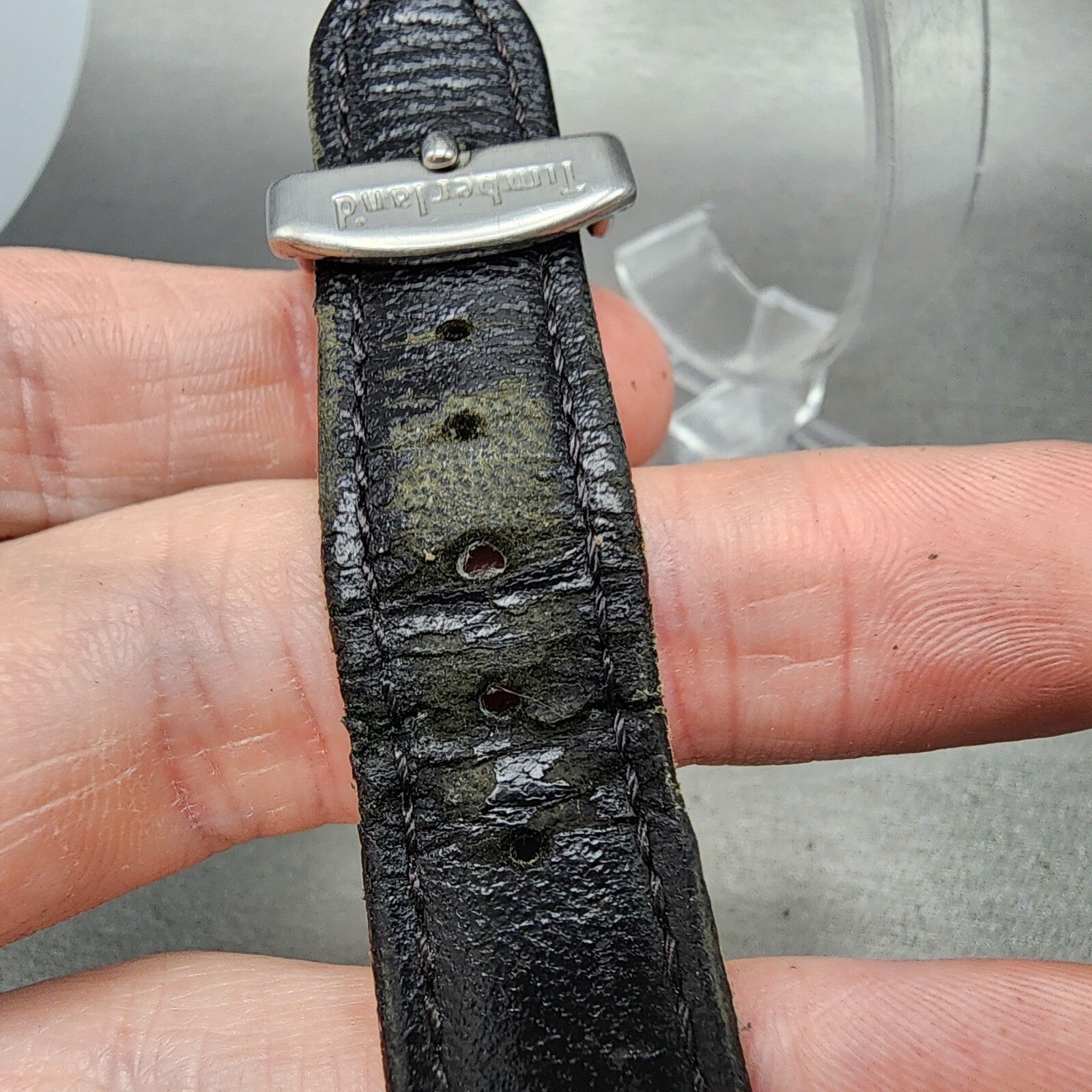 Timberland Dive Watch Men 36mm Orange Dial Steel Date Round YBAL1 New Battery11