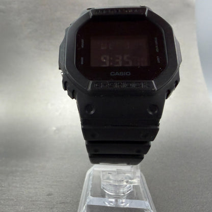 Casio G-Shock DW-5600BB Watch Men 43mm Digital Black Tone Octagon New Battery PL5
