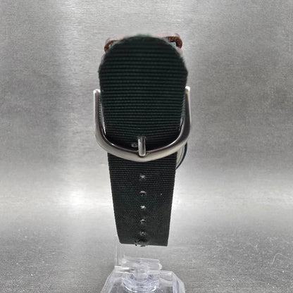 Timex Expedition Watch Men 37mm Cream Dial Green Tone Date Round New Battery7