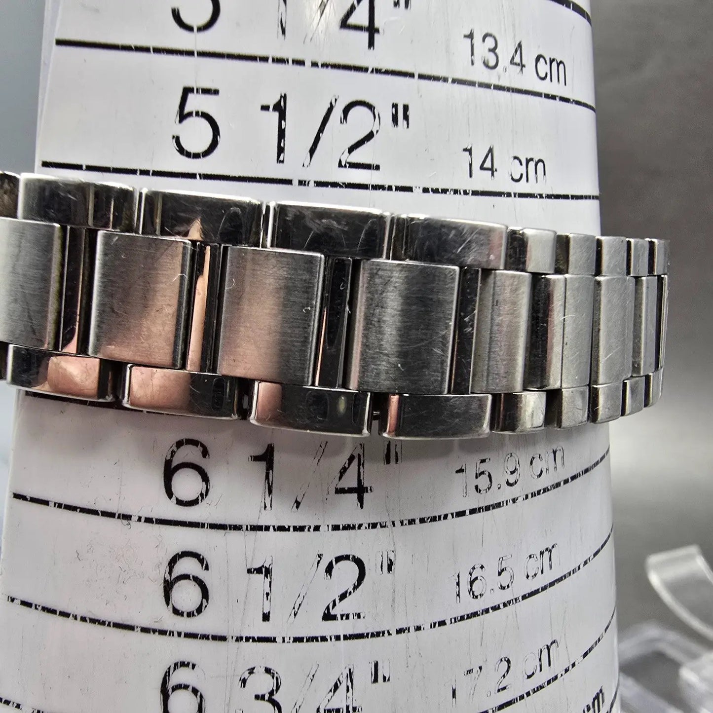 Coach Tank Watch Women 19mm Silver Dial Silver Tone Rectangle W002B PARTS11