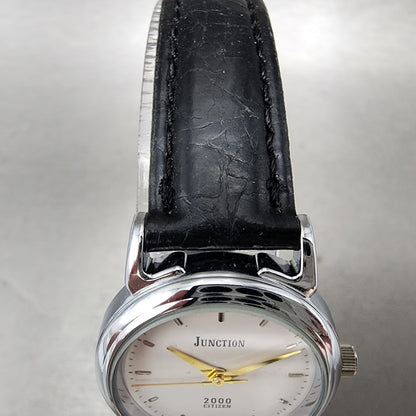 Citizen Junction 2000 Watch Women 26mm White Dial Silver Tone Round New Battery4
