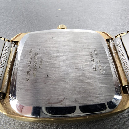 Hamilton Masterpiece Watch Men 32mm Champagne Dial Gold Tone Daydate New Battery9