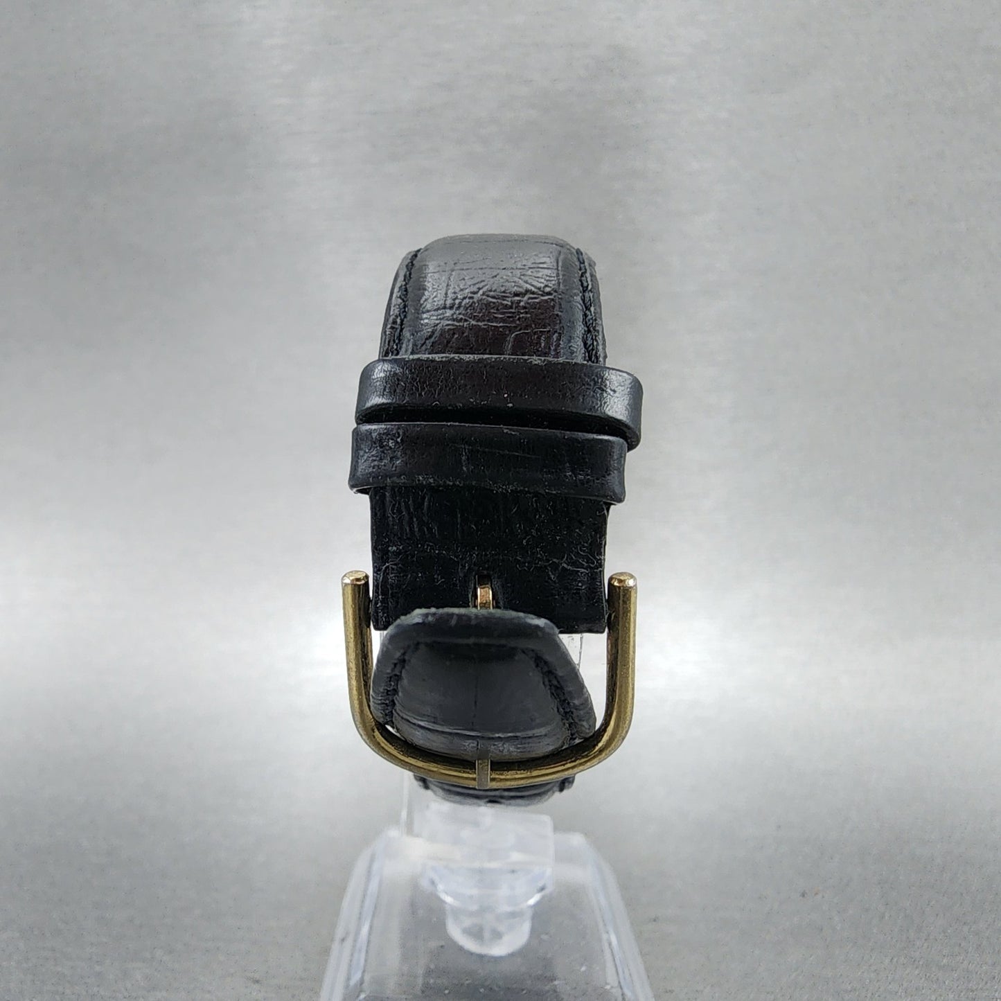 Seiko Tank Watch Men 24mm Champagne Dial Gold Tone 54205460 New Battery7