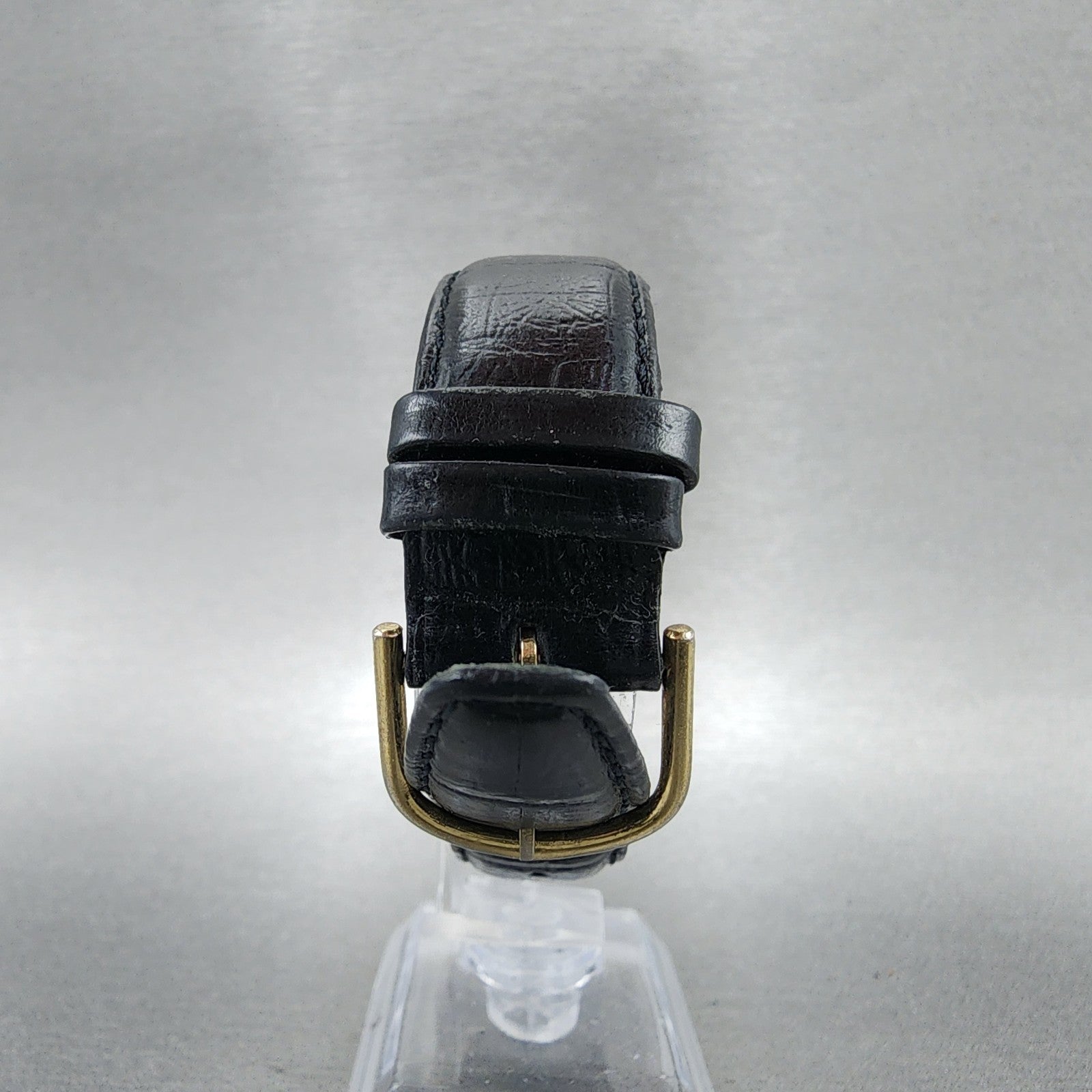 Seiko Tank Watch Men 24mm Champagne Dial Gold Tone 54205460 New Battery7