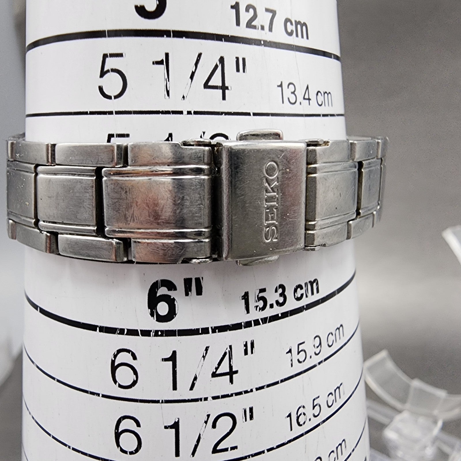 Seiko Watch Women 25mm White Dial Silver Tone Daydate 7n830011 Round NewBattery10