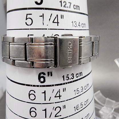Seiko Watch Women 25mm White Dial Silver Tone Daydate 7n830011 Round NewBattery10