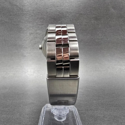 Tissot PR 50 Watch Men 36mm Black Dial Silver Tone Date J376/476 New Battery8