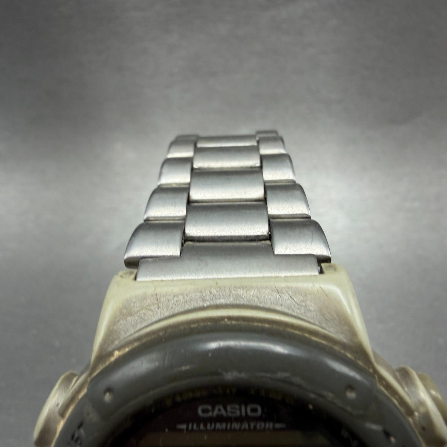 Casio Fishin Time Watch Men 44mm brown Gray Alarm Chrono FT-2000 READ!!!! NewBat4