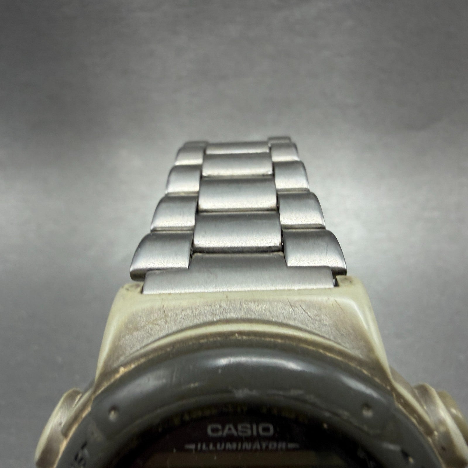 Casio Fishin Time Watch Men 44mm brown Gray Alarm Chrono FT-2000 READ!!!! NewBat4