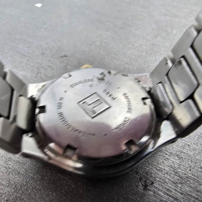 Tissot PRX Watch Women 27mm White Dial Two Tone Date Round P440 PARTS10