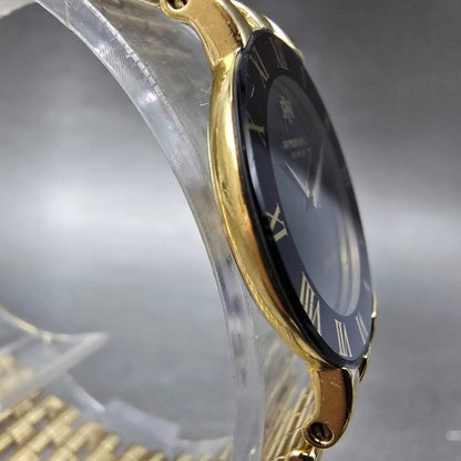 Raymond Weil Othello Watch Women 24mm Black Dial Gold Plated 157 New Battery3