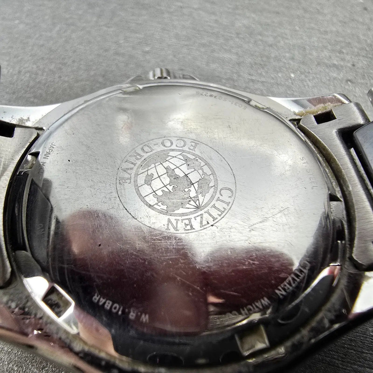 Citizen Eco-Drive Watch Women 37mm Black Dial Steel Ceramic Round EM0031-56E9