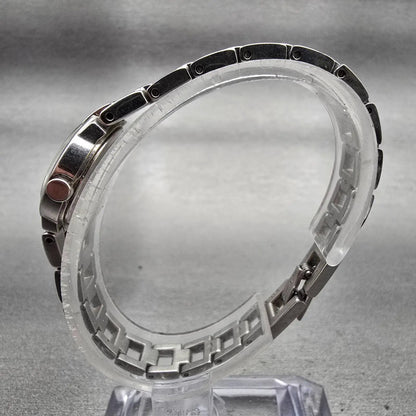 Seiko Watch Women 20mm Pink MOP Dial Silver Tone Round 1N00-0GM0 New Battery6