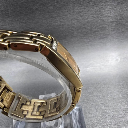 Citizen Elegance Watch Women 13mm Gold Dial Gold Tone 5421-S91603 New Battery 673