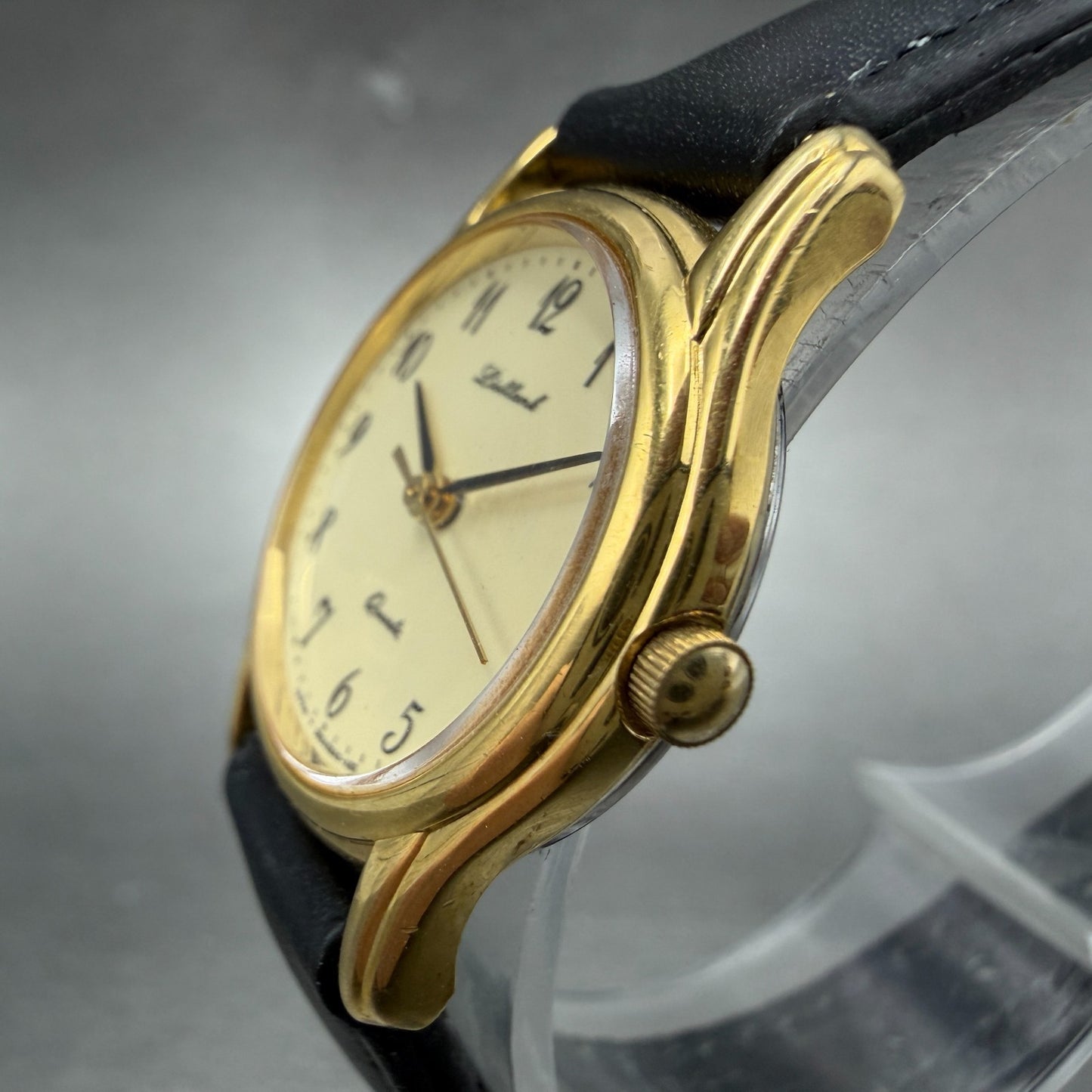 Orient Lisblank Watch Women 24mm Cream Dial Gold Tone Round D855BA-00 New Batt2