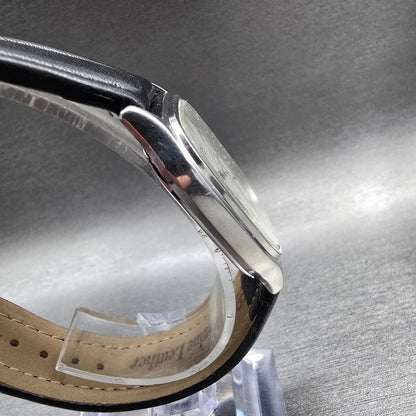 Seiko Tank Watch Men 30mm Silver Dial Silver Rectangle 6431-5050 New Battery3