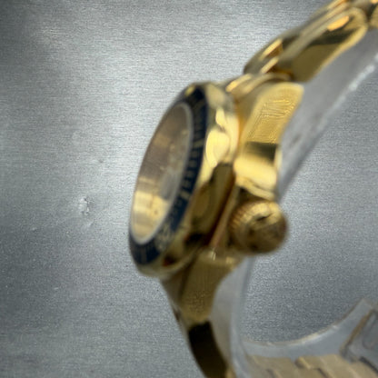 Invicta Pro Diver Watch Women 25mm Champagne Dial Gold Tone Date 14987 New Batt2