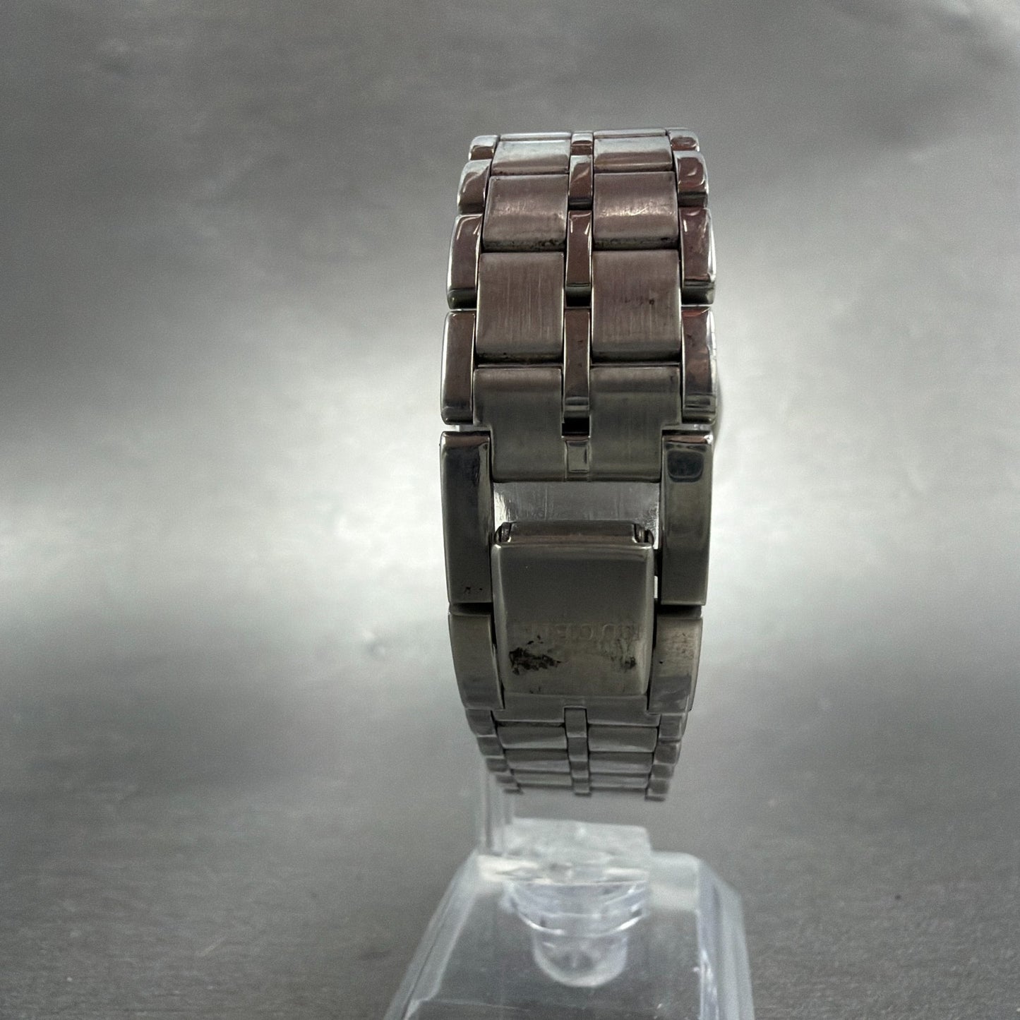 Seiko Lucent Watch Men 32mm White Dial Two Tone Round 5E21-6E90 PARTS8