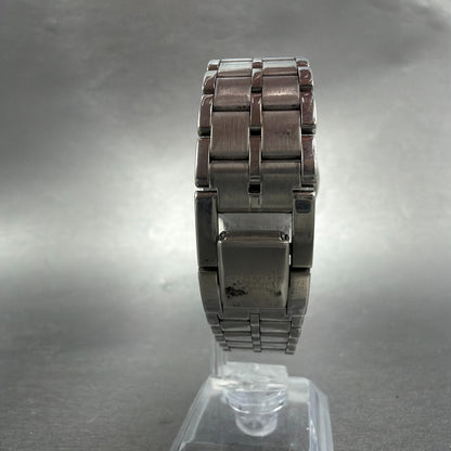 Seiko Lucent Watch Men 32mm White Dial Two Tone Round 5E21-6E90 PARTS8